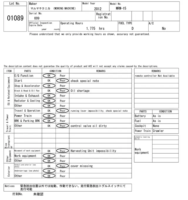 Máy cắt cỏ No.1089 - 6