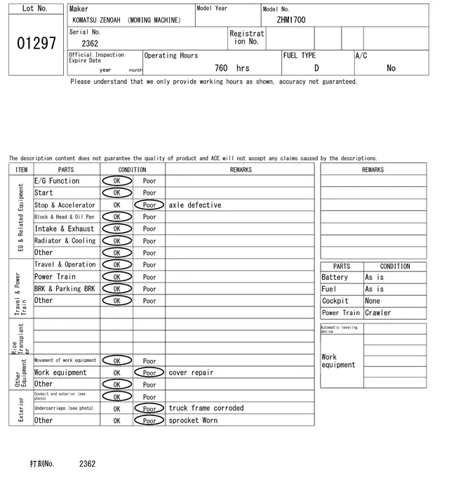 Máy cắt cỏ No.1297 - 6