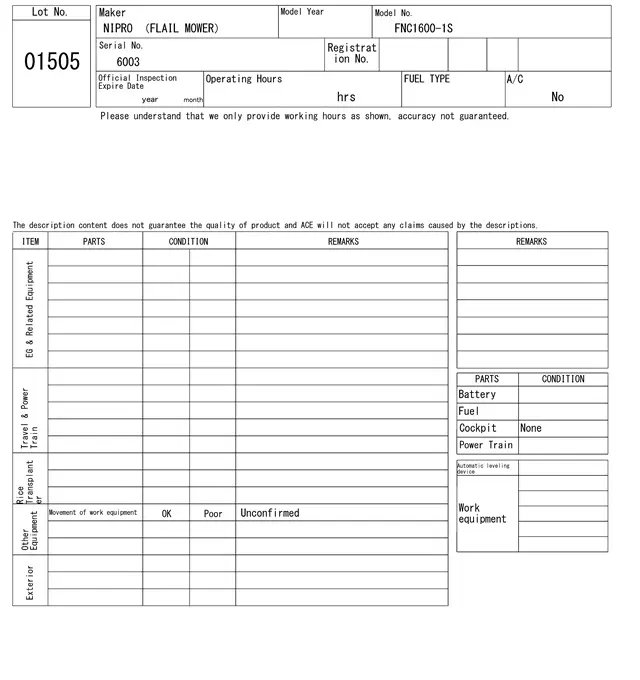 Máy cắt cỏ dải No.1505 - 5