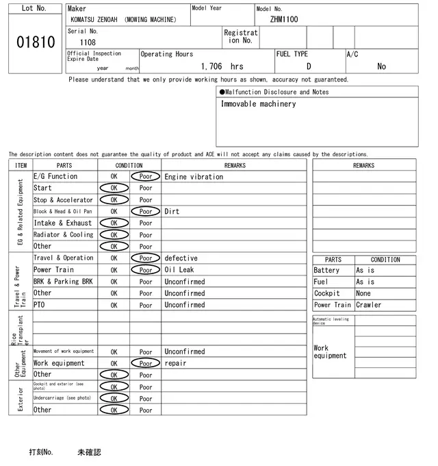 Máy cắt cỏ No.1810 - 6