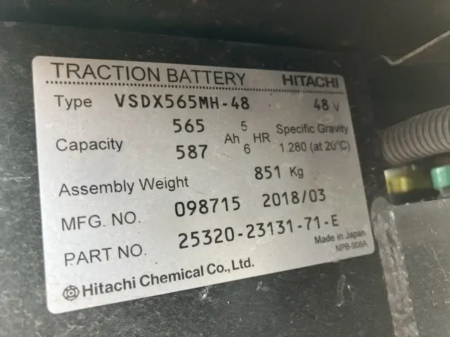Xe nâng điện No.2042 - 24
