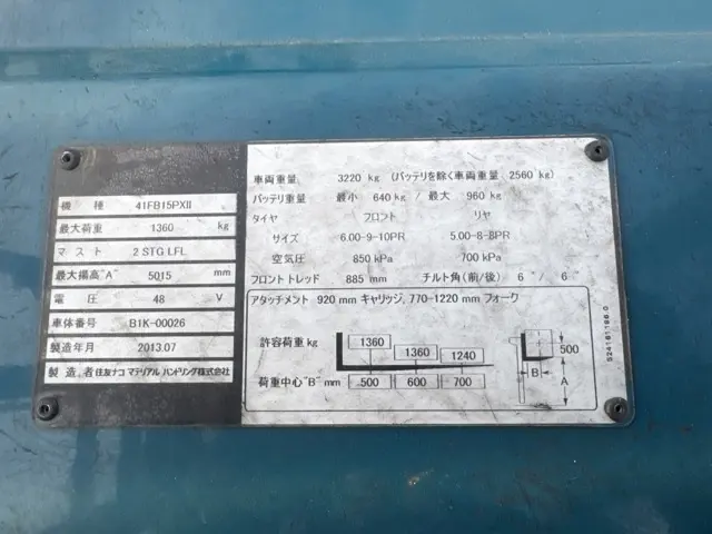 Xe nâng điện No.14011 - 5